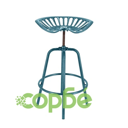 Esschert Design Бар стол Трактор, син ➤ топ цена ➤ sorbe.bg