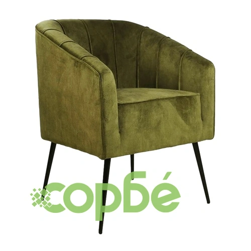 HSM Collection Трапезен стол Chester маслиненозелен ➤ топ цена ➤ sorbe.bg
