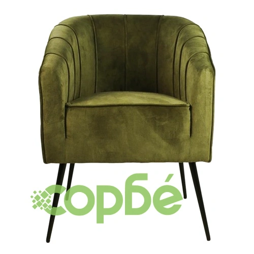 HSM Collection Трапезен стол Chester маслиненозелен ➤ топ цена ➤ sorbe.bg