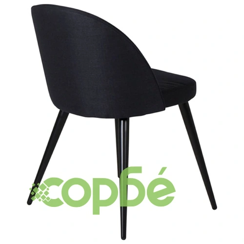 Venture Home Трапезни столове Velvet, 2 бр, полиестер, черни ➤ топ цена ➤ sorbe.bg
