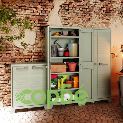 Keter Функционален шкаф за съхранение на открито Planet нефритено сиво ➤ топ цена ➤ sorbe.bg