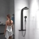 SCHÜTTE Душ комплект с термостатична тава SAMOA RAIN матово черен