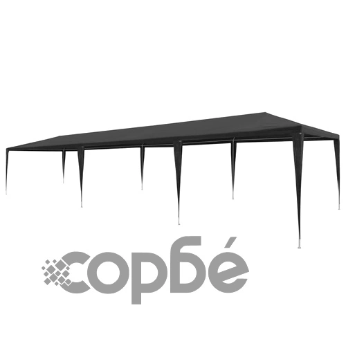 Парти шатра 3x9 м PE антрацит ➤ топ цена ➤ sorbe.bg