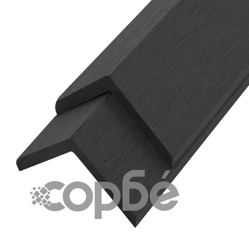 5 бр ъглови лайстни за настилка WPC 170 см черни ➤ топ цена ➤ sorbe.bg