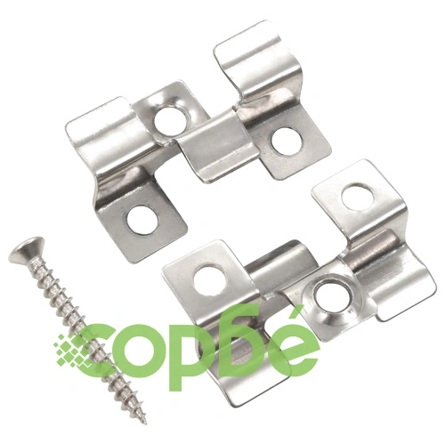 100 бр клипса за декинг с 200 винта, неръждаема стомана  ➤ топ цена ➤ sorbe.bg