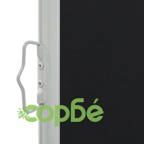 Прибираща се странична тента, 100х300 см, черна ➤ топ цена ➤ sorbe.bg