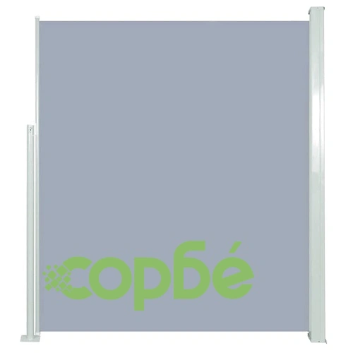 Прибираща се странична тента, 160х500 см, сива ➤ топ цена ➤ sorbe.bg