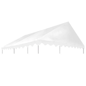 Покрив за шатра, PVC, 500 г/м², 3x4 м, бял