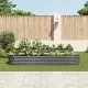Градинска висока леха 320x80x44 см поцинкована стомана сива Градинска висока леха 320x80x44 см поцинкована стомана сива