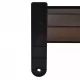 Навес за врата, черен, 240x100 см, PC