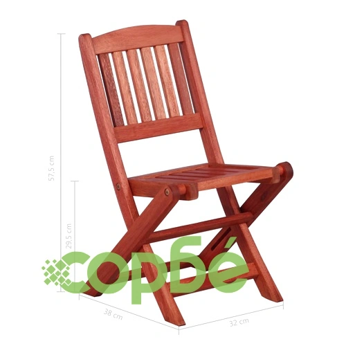 Детски трапезни столове 2 бр масивно евкалиптово дърво ➤ топ цена ➤ sorbe.bg