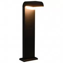 Градинска LED лампа, 9 W, черна, овална