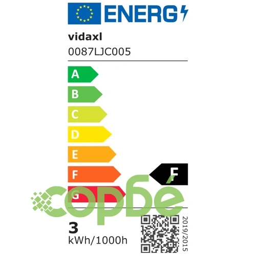 Фасадни LED аплици, 2 бр, 3 W, черни, квадратни ➤ топ цена ➤ sorbe.bg