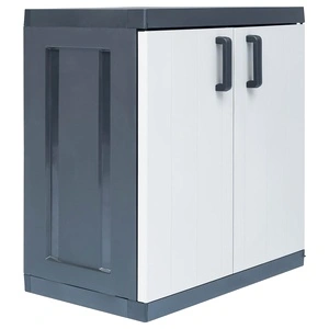 Градински шкаф за съхранение, XXL, 89x54x96 см, пластмаса