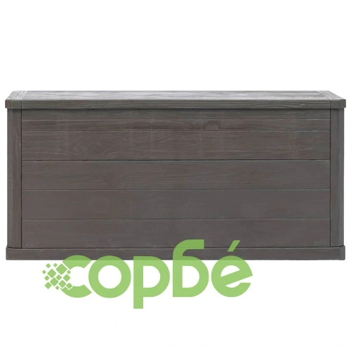 Градинска кутия за съхранение, 280 л, кафява ➤ топ цена ➤ sorbe.bg
