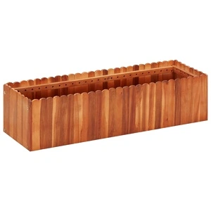 Градинска повдигната леха, 100x30x25 см, акациево дърво масив