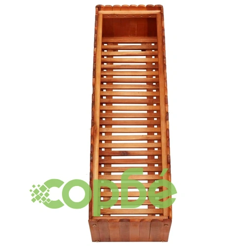 Градинска повдигната леха, 100x30x25 см, акациево дърво масив ➤ топ цена ➤ sorbe.bg