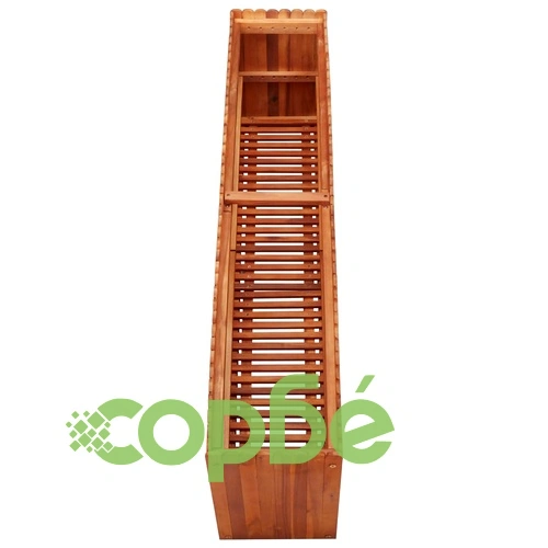 Градинска повдигната леха, 150x30x50 см, акациево дърво масив ➤ топ цена ➤ sorbe.bg