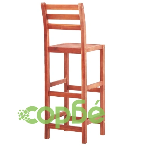 Бар столове, 2 бр, акациево дърво масив ➤ топ цена ➤ sorbe.bg