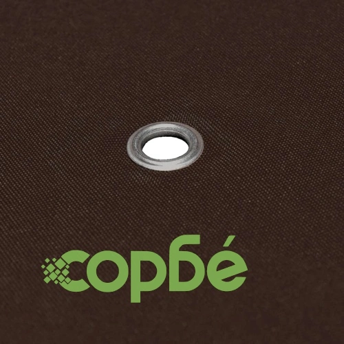 Покрив за шатра, 310 г/м², 3x3 м, кафяв ➤ топ цена ➤ sorbe.bg