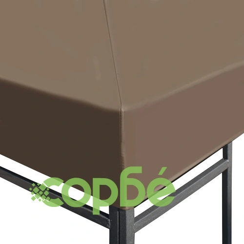 Покрив за шатра, 310 г/м², 3x4 м, таупе ➤ топ цена ➤ sorbe.bg