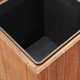 Градинска повдигната леха сандък 24,5x24,5x25 см акация масив