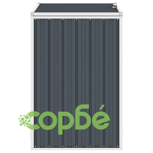 Навес за кофа за боклук антрацит 72x81x121 см стомана ➤ топ цена ➤ sorbe.bg