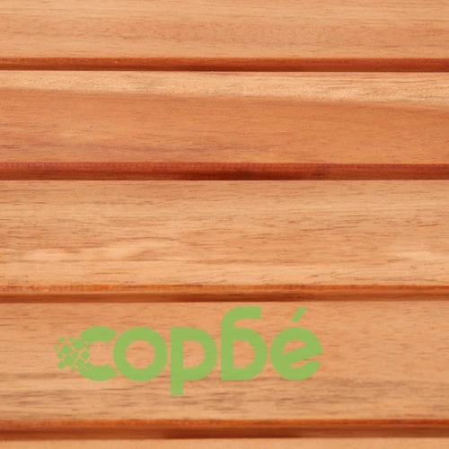 Бар столове, 4 бр, акация масив и неръждаема стомана ➤ топ цена ➤ sorbe.bg