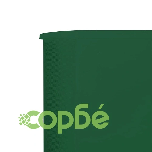Параван против вятър от 6 панела, текстил, 800x120 см, зелен ➤ топ цена ➤ sorbe.bg