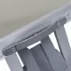 Сгъваема къмпинг маса с 4 седалки, стомана, алуминий