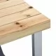 Сгъваема къмпинг маса с 4 седалки, стомана, алуминий
