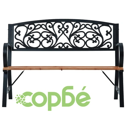 Градинска пейка, 120 cм, дърво ➤ топ цена ➤ sorbe.bg