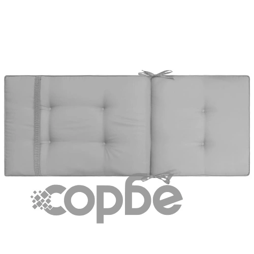 Възглавници за градински столове, 4 бр, сиви, 120x50x5 см на топ цена от sorbe.bg Възглавници за градински столове, 4 бр, сиви, 120x50x5 см ➤ топ цена ➤ sorbe.bg
