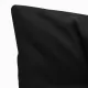 Възглавница за градинска люлка, черна, 200 см, текстил 