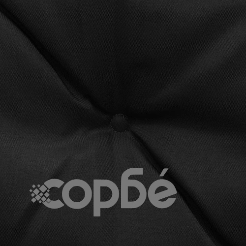 Възглавница за градинска люлка, черно и сиво, 200 см, текстил  ➤ топ цена ➤ sorbe.bg
