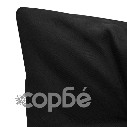 Възглавница за градинска люлка, черно и сиво, 200 см, текстил  ➤ топ цена ➤ sorbe.bg