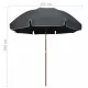 Чадър със стоманен прът, 300 см, антрацит