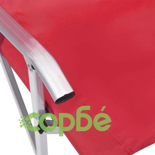 Сгъваеми къмпинг столове, 2 бр, червени ➤ топ цена ➤ sorbe.bg