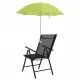 Чадъри за къмпинг столове, 2 бр, зелени, 105 см