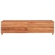 Повдигната леха 150x40x38 см рециклирано тиково дърво и стомана