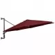 Чадър за монтаж на стена с метален прът, 300 см, бордо