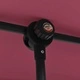 Градински чадър с алуминиев прът, 2x1,5 м, бордо червен