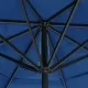 Градински чадър с алуминиев прът, 500 см, морскосиньо 