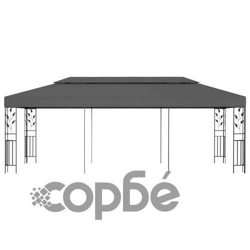 Шатра, 3х6 м, антрацит ➤ топ цена ➤ sorbe.bg