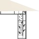 Шатра с мрежа против комари, 4x3x2,73 м, кремава, 180 г/м²