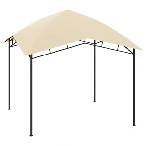 Градинска беседка, 3x3x2,9 м, кремава, 180 г/м²