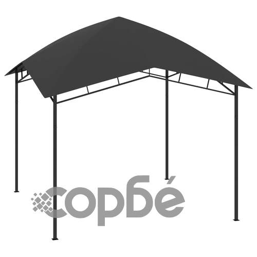 Градинска беседка, 3x3x2,9 м, антрацит, 180 г/м² ➤ топ цена ➤ sorbe.bg