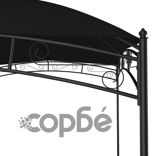 Градинска беседка, 3х3 м, антрацит, 180 г/м² ➤ топ цена ➤ sorbe.bg