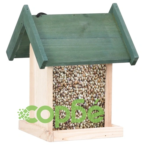 Хранилки за птици, 4 бр, чамово дърво ➤ топ цена ➤ sorbe.bg