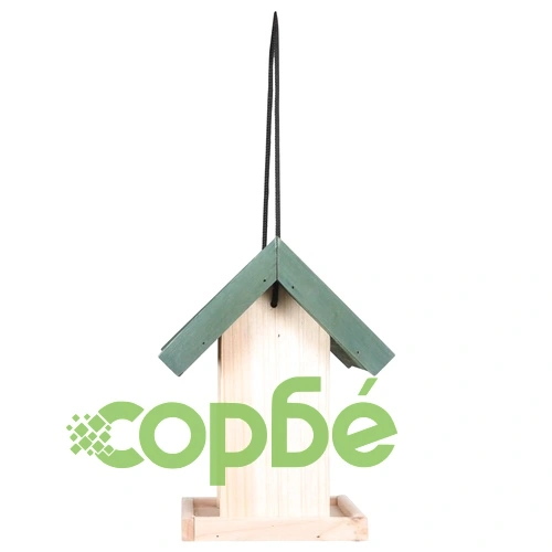 Хранилки за птици, 4 бр, чамово дърво ➤ топ цена ➤ sorbe.bg